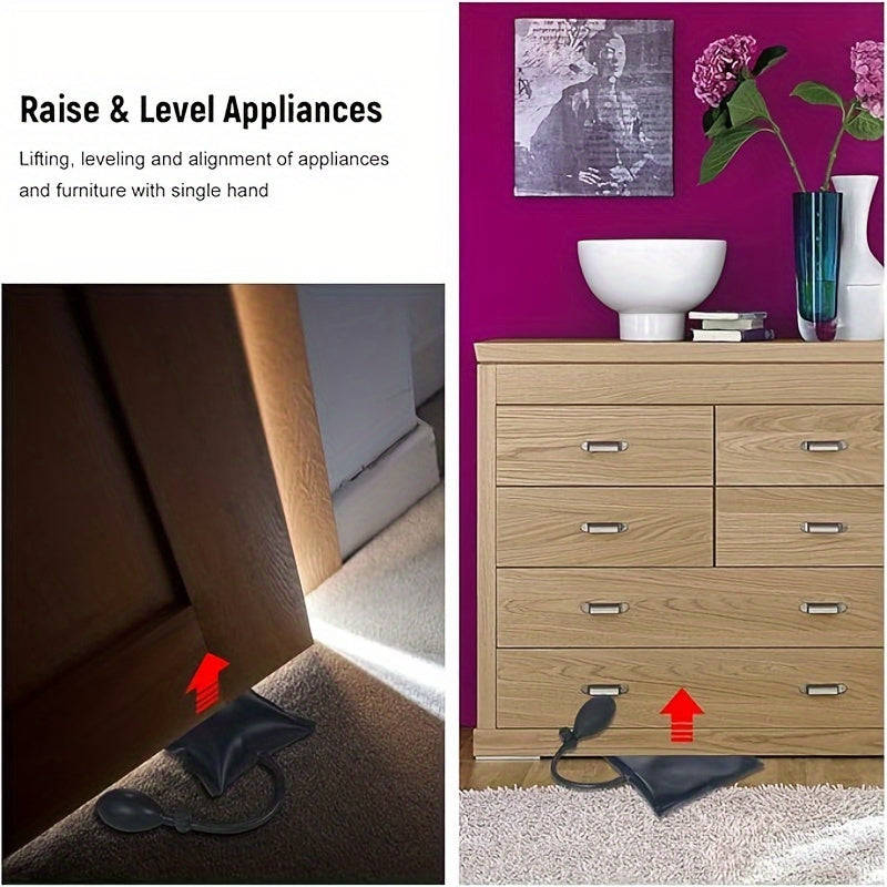 Multi-function Air Wedge Pump - Adjustable Inflatable Shim Bag for Car Leveling and Alignment, Great