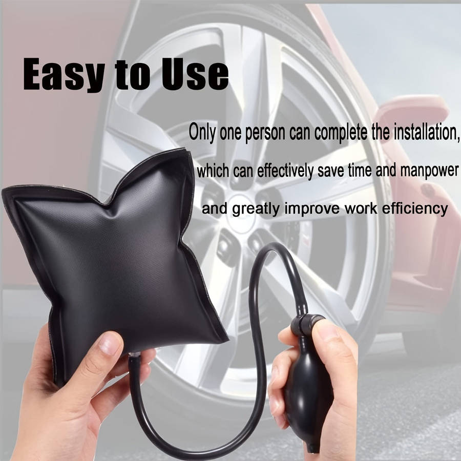 Multi-function Air Wedge Pump - Adjustable Inflatable Shim Bag for Car Leveling and Alignment, Great