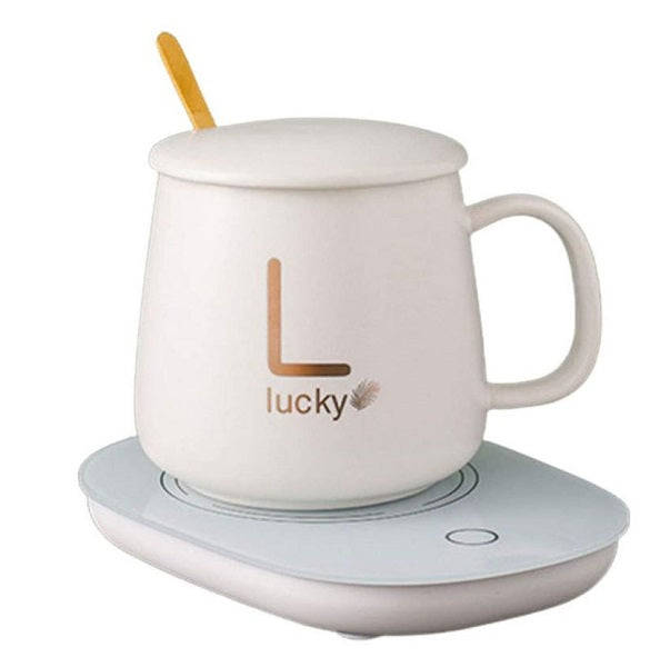 Temperature Control Cup With Smart Heating Coaster