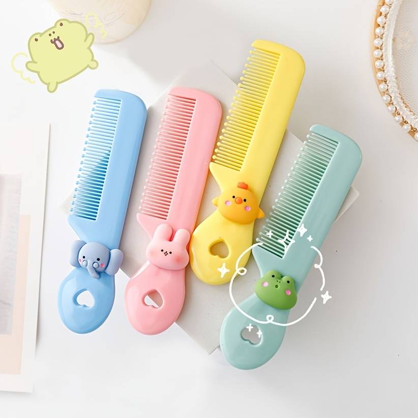 Mini Cartoon Plastic Hair Comb