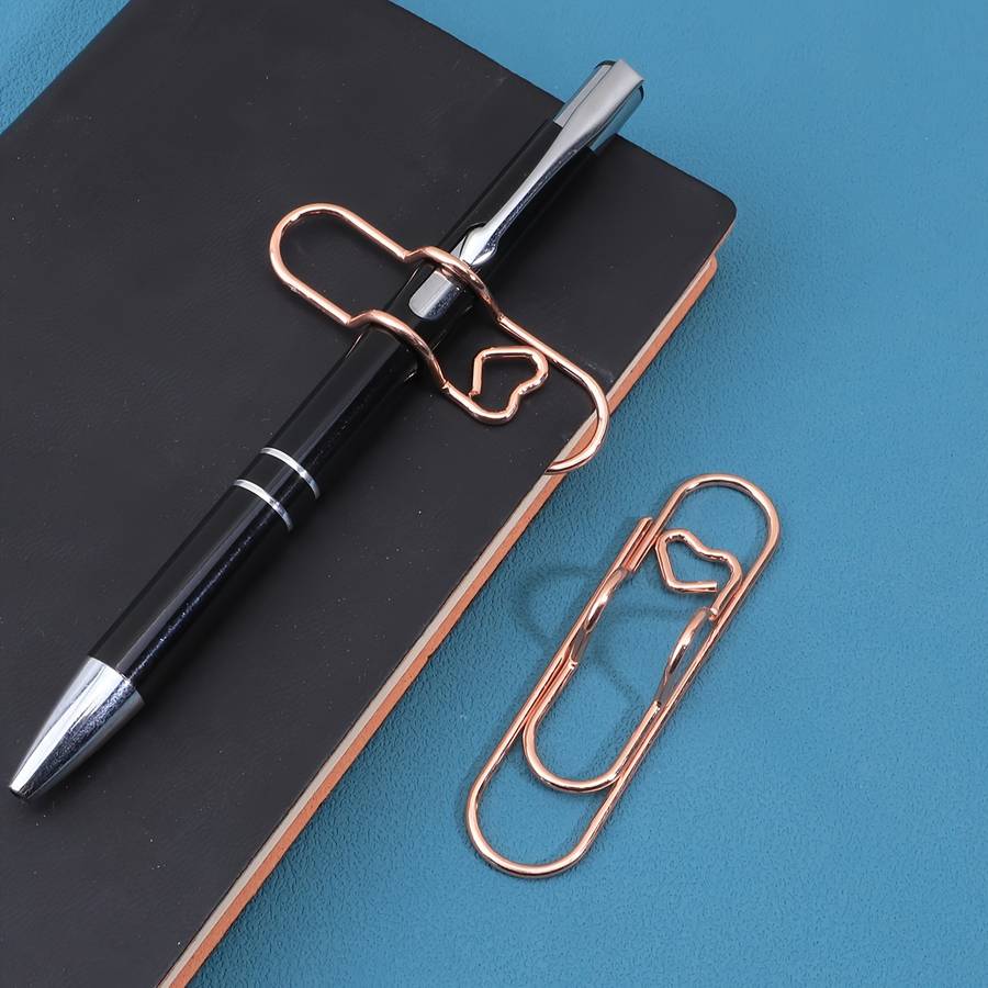 5Pcs Metal Pen Holder Simple And Portable