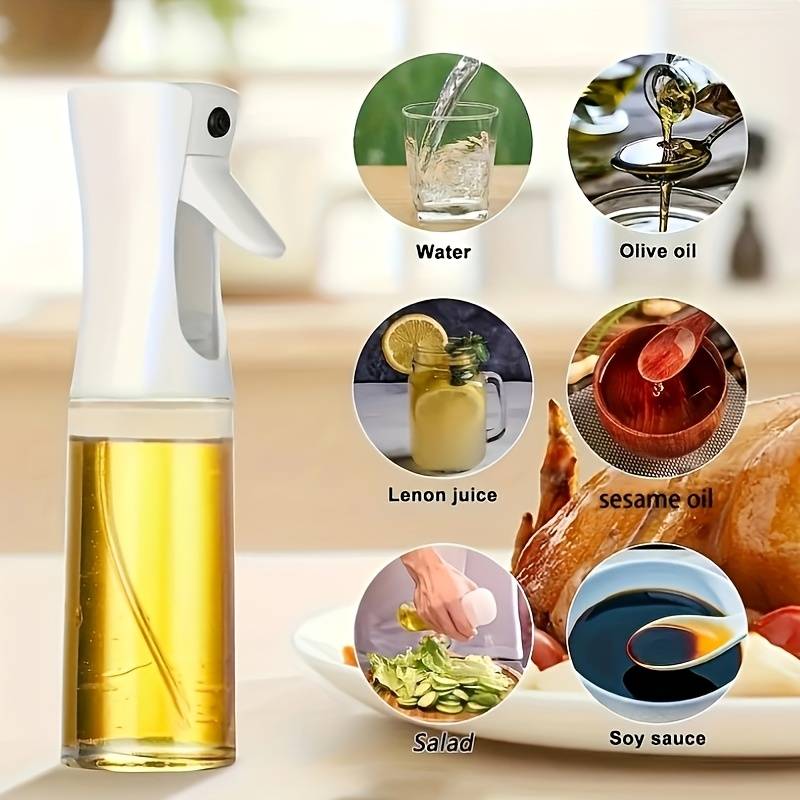 1pc, Fermented Oil Sprayer Bottle, Cooking Oil Dispenser, Air Fryer Spray Bottle, Kitchen Utensils,
