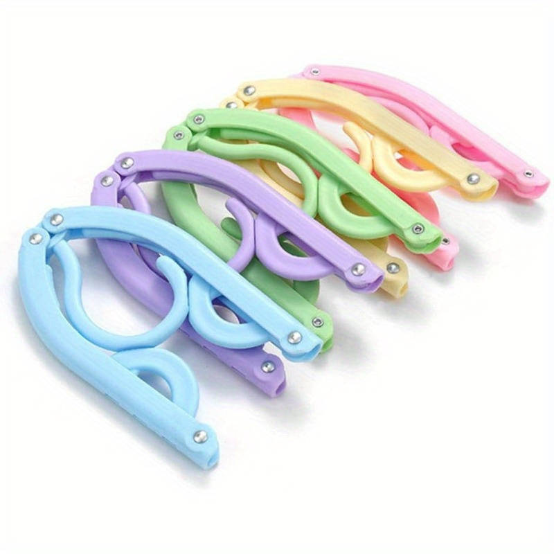 10 Pieces Portable Folding Travel Hangers