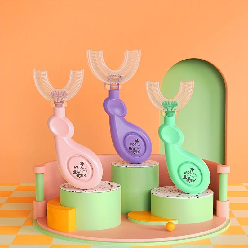 U-Shaped Silicone Cleaning Toothbrush