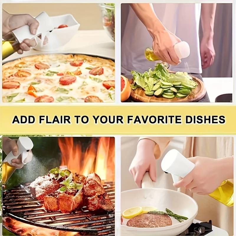 1pc, Fermented Oil Sprayer Bottle, Cooking Oil Dispenser, Air Fryer Spray Bottle, Kitchen Utensils,