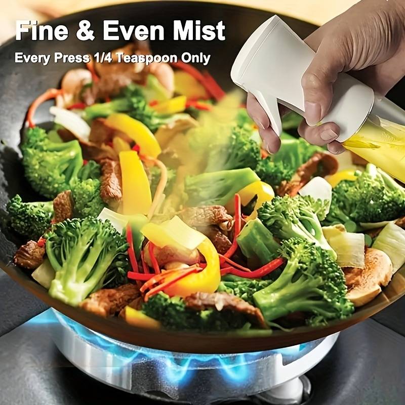 1pc, Fermented Oil Sprayer Bottle, Cooking Oil Dispenser, Air Fryer Spray Bottle, Kitchen Utensils,