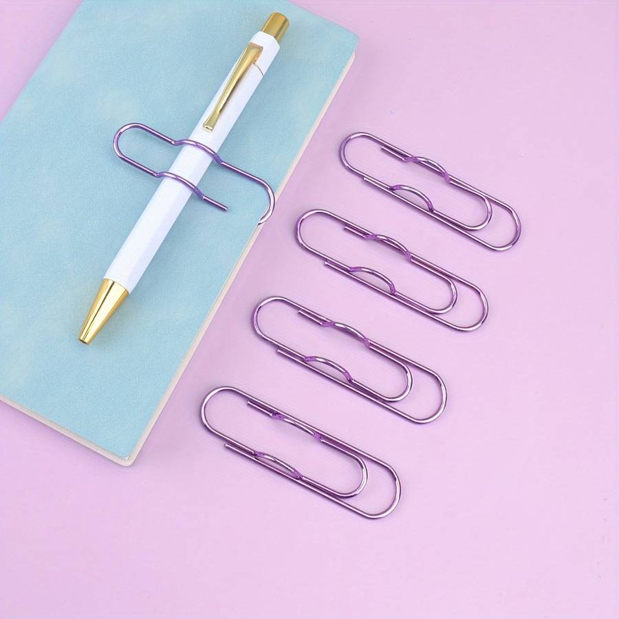 5Pcs Metal Pen Holder Simple And Portable