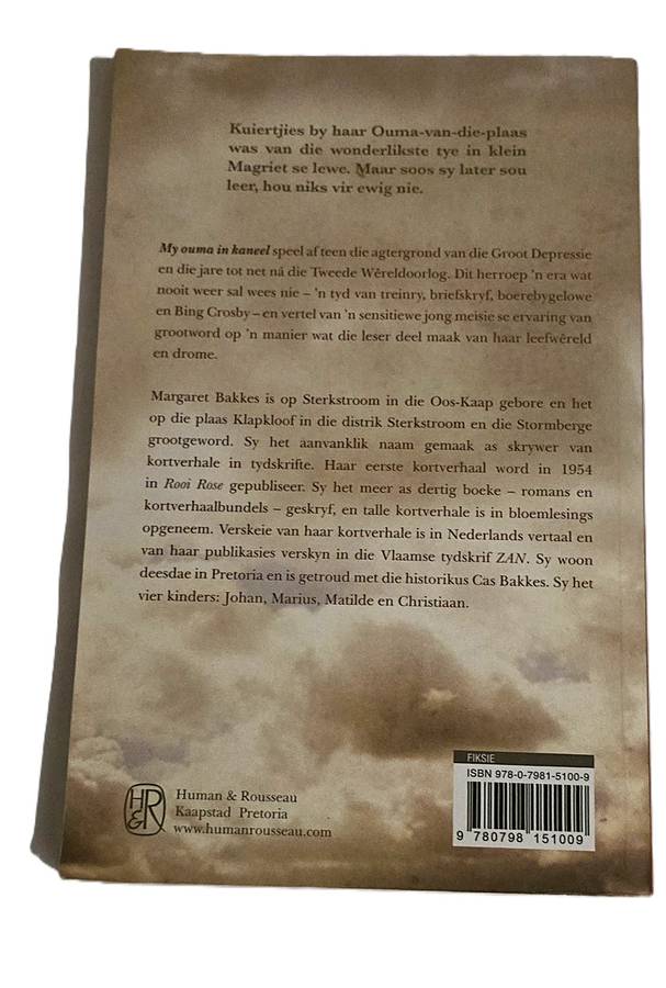 My ouma in kaneel  Margaret Bakkes