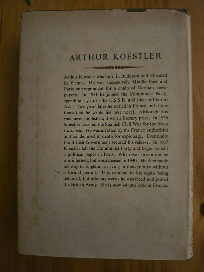 The age of longing -Arthur Koestler, 1951
