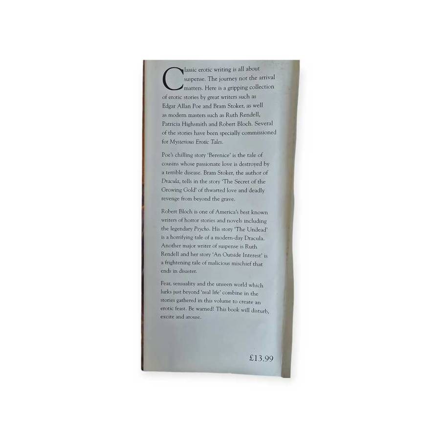 Mysterious Erotic Tales - Various