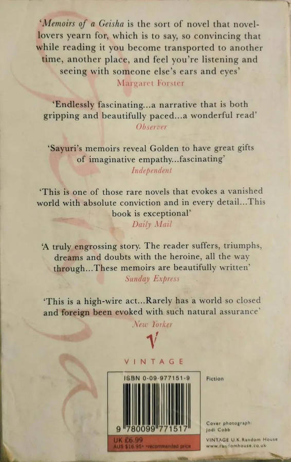 Memoirs of a Geisha - Arthur Golden