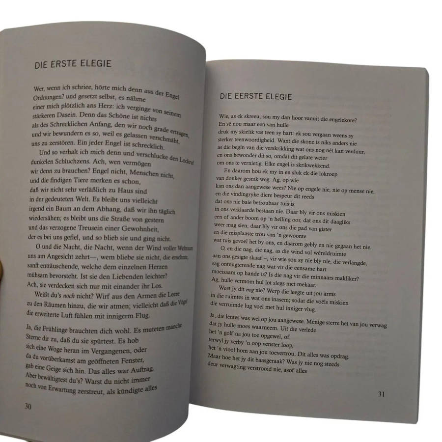 Duino- Elegieë - Rainer Maria Rilke - vertaal deur HJ Pieterse (Duino Elegies)