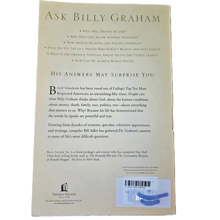 Ask Billy Graham - Joe Alder