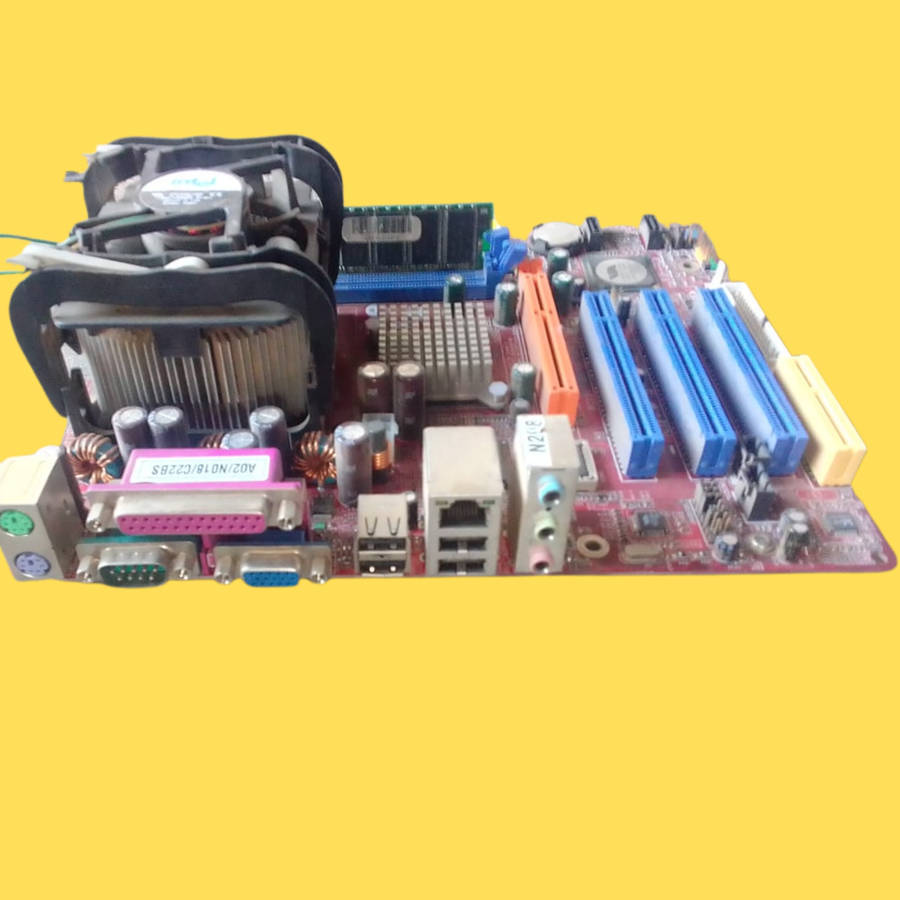 Biostar P4M80-M4 Motherboard + Intel CPU + 512MB DDR RAM