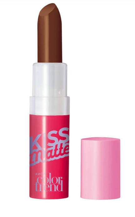 Avon Color Trend Kiss Matte Lipstick (Classic Brown)