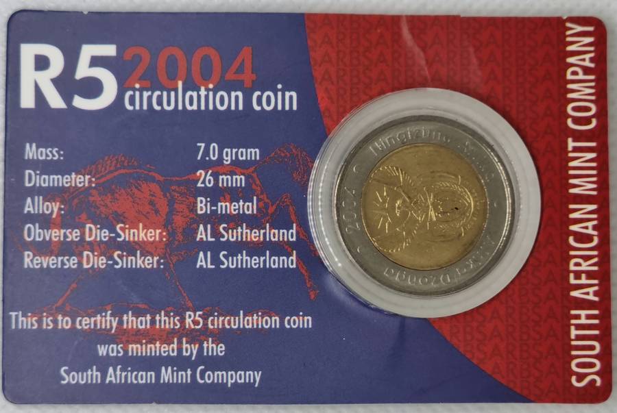 2004 R5 UNC circulation coin