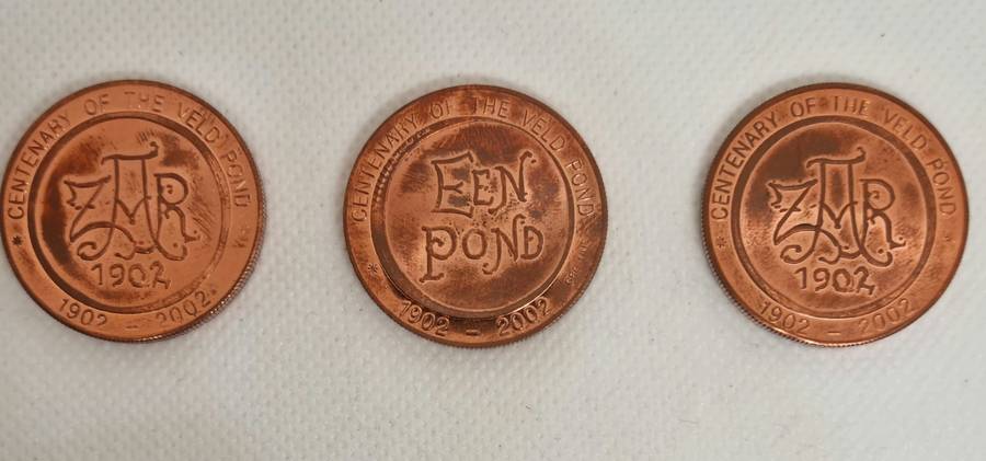 3x Centenary of the Veldpond Een Pond