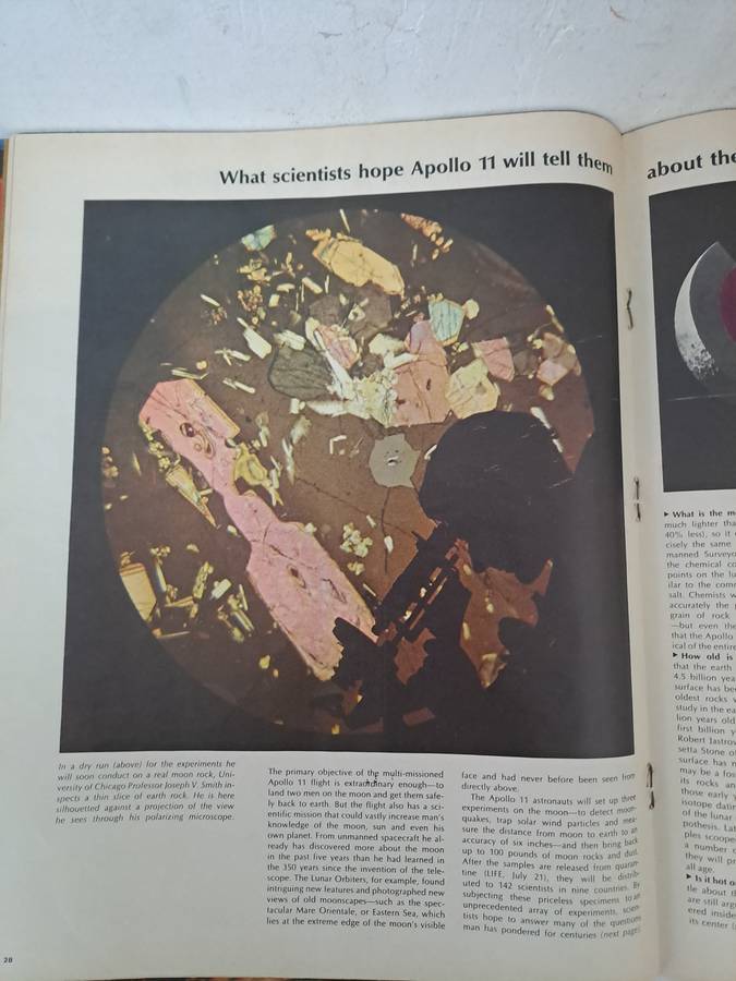 VINTAGE MOON LANDING LIFE MAGAZINES