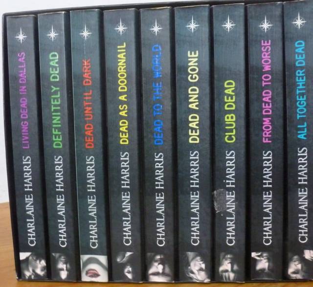 CHARLAINE HARRIS BOXED SET OF 9 BOOKS.