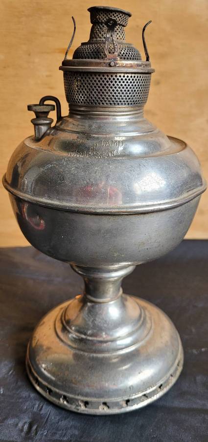 PAIR VINTAGE OIL LAMPS