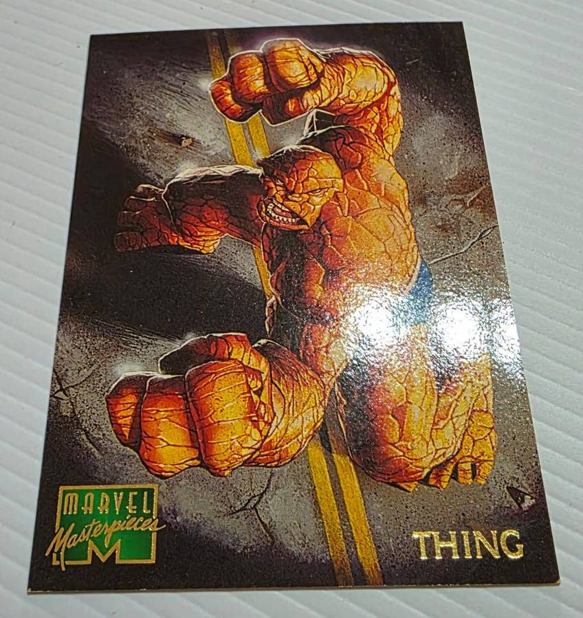 1995 Marvel Masterpieces The Thing #100