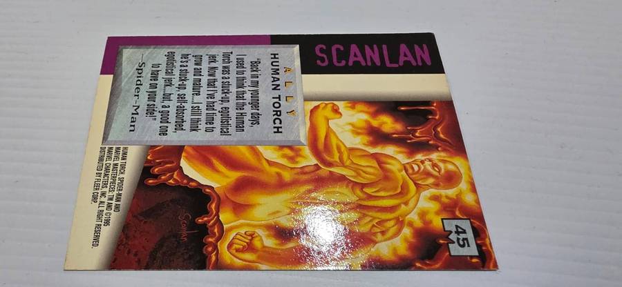 Human Torch #45 - 1995 Marvel Masterpieces Trading Card