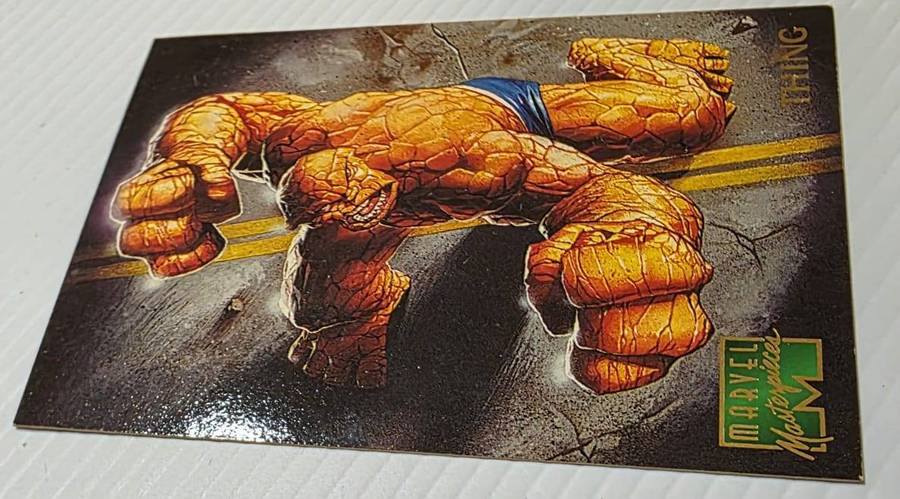 1995 Marvel Masterpieces The Thing #100