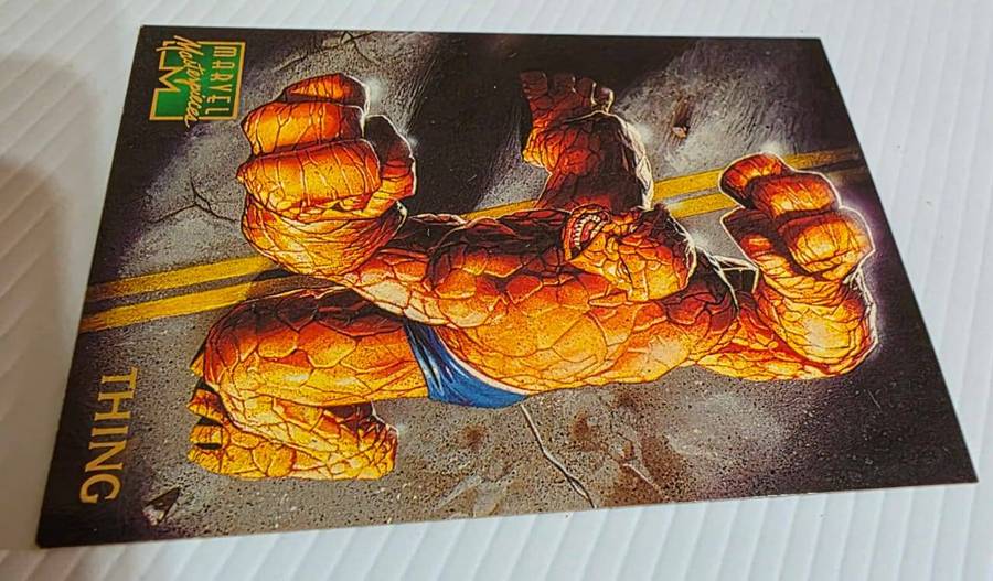 1995 Marvel Masterpieces The Thing #100