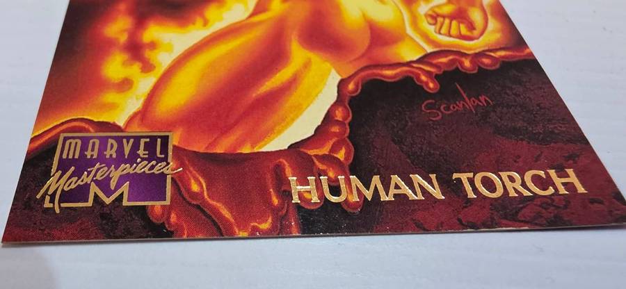 Human Torch #45 - 1995 Marvel Masterpieces Trading Card