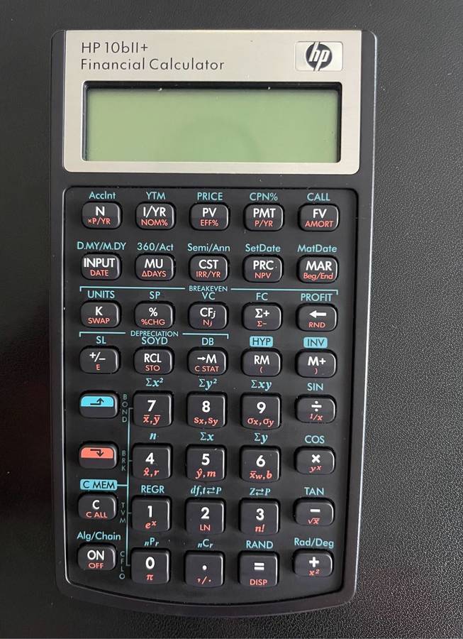 HP 10bII+ Financial Calculator