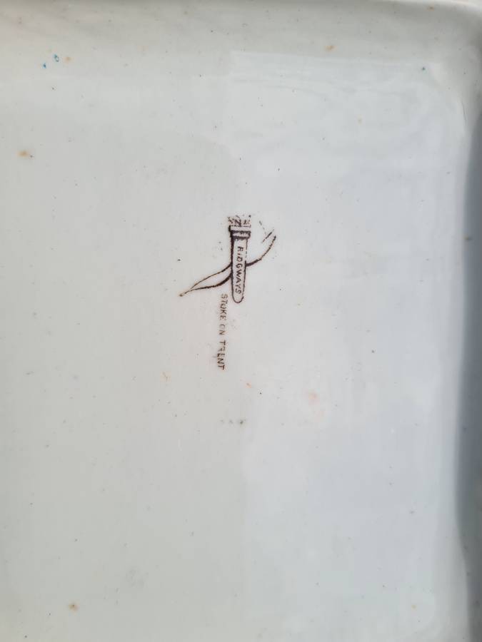 Antique lidded Sardine dish