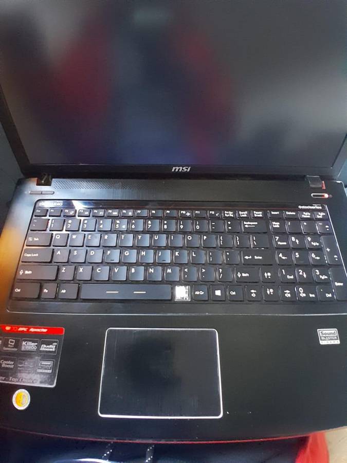 LATE ENTRY MSI MS-1759 GAMING LAPTOP CORE i7 12GB RAM