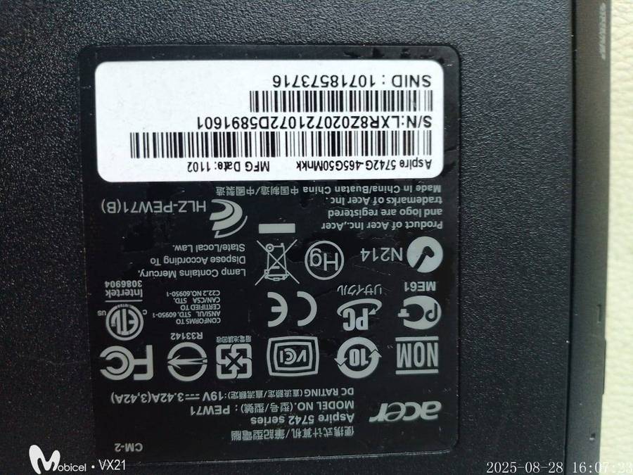 ACER ASPIRE 5742G CORE i5-460M with Radeon Graphics