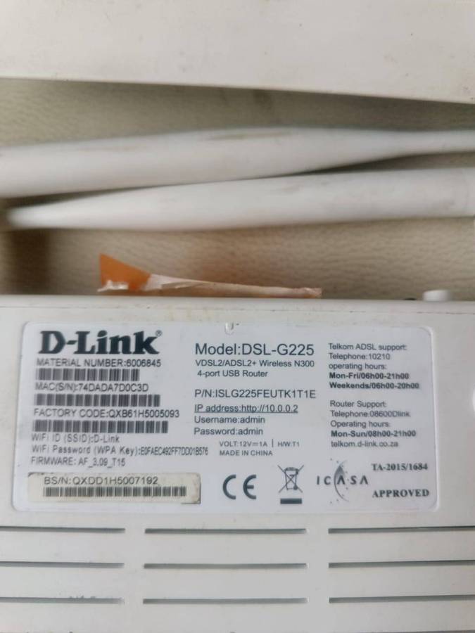 ZTE and D-Link routers