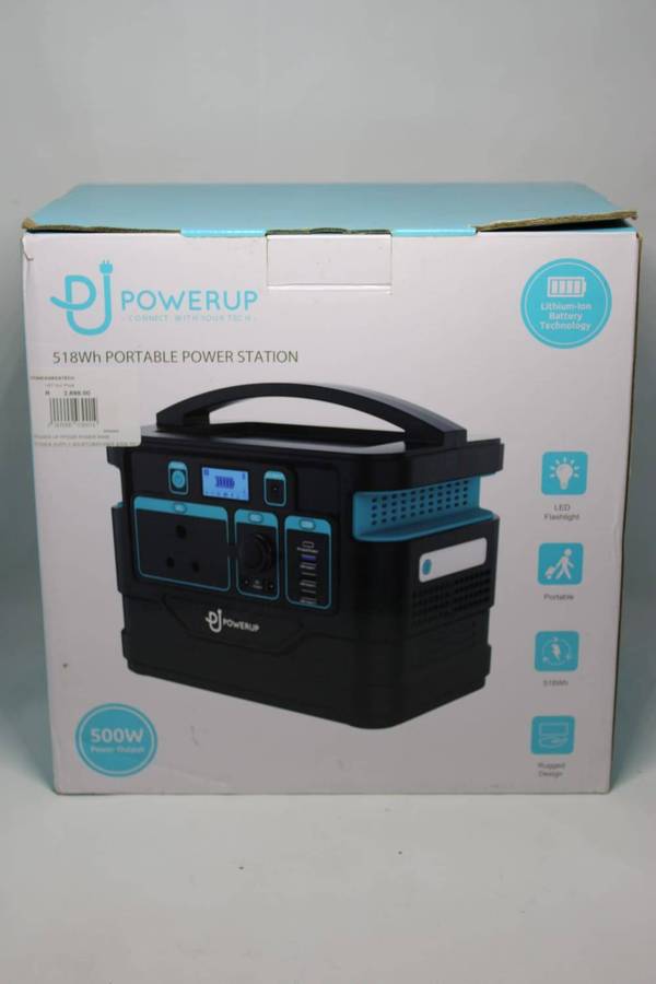 POWER -UP 518WH PORTABLE POWER STATION