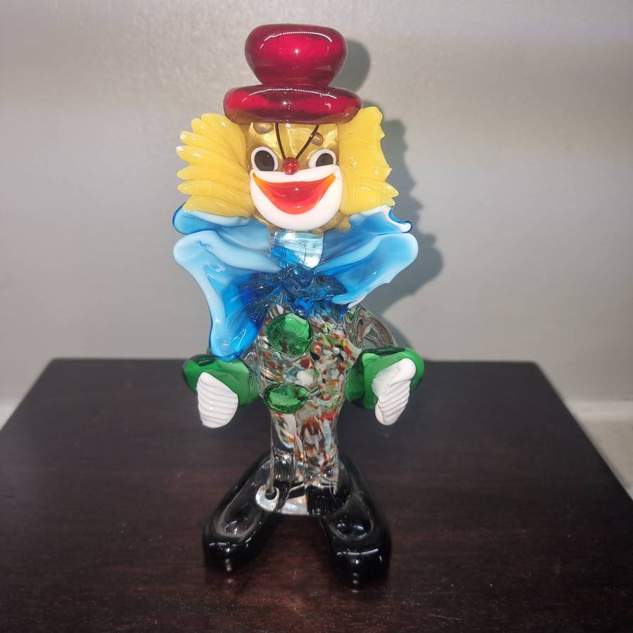 Vintage Murano Glass Clown