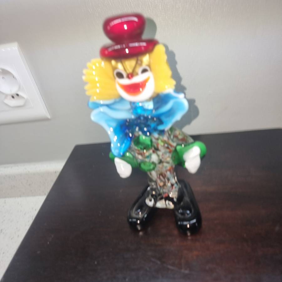 Vintage Murano Glass Clown