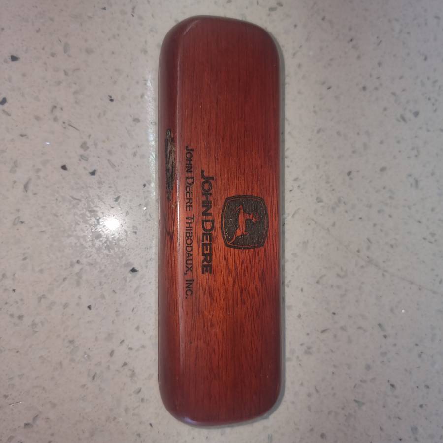John Deere Pen unused in wooden box- relisted