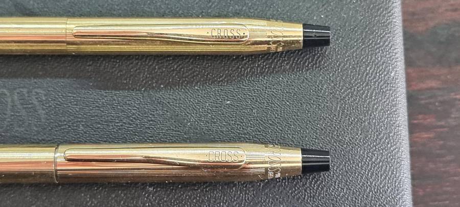 Gold Cross Pen and Pencil Set