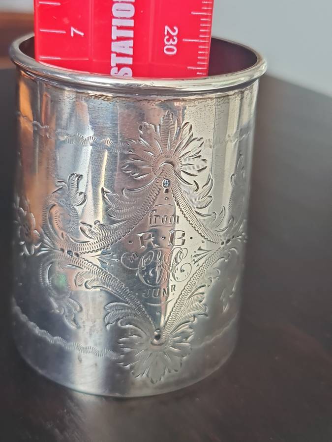 92gram Sterling Silver Christening Mug