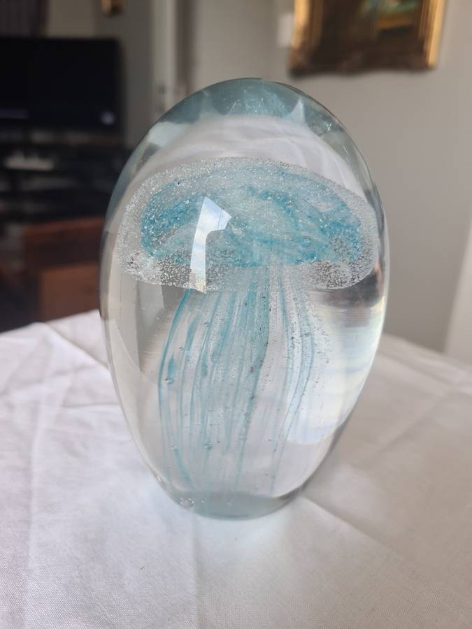 Vintage Murano Glass Jellyfish Sculpture