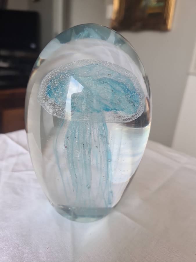 Vintage Murano Glass Jellyfish Sculpture