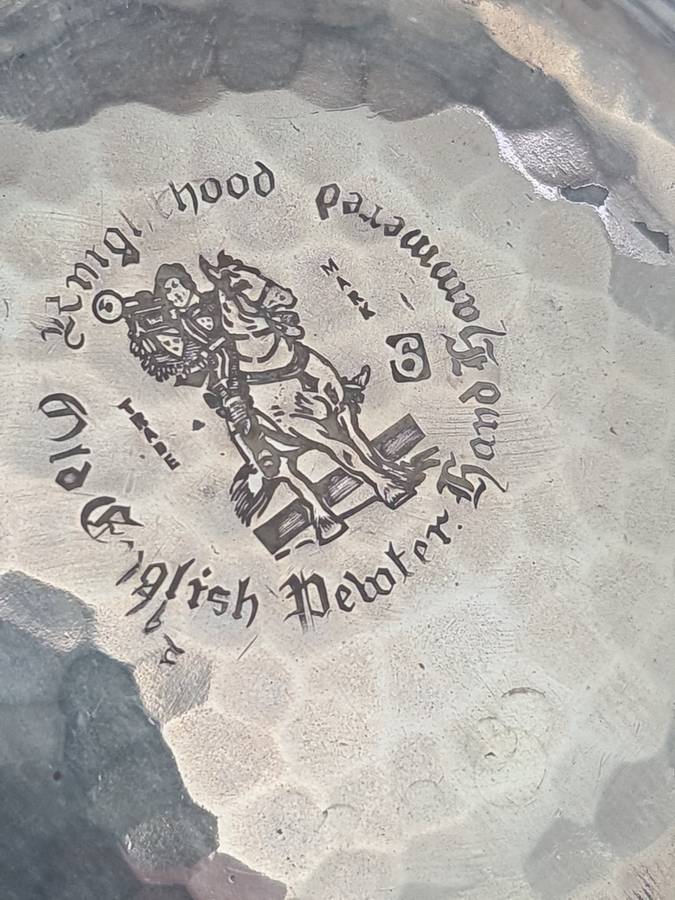 Knighthood Pewter Hand Hammered Teapot