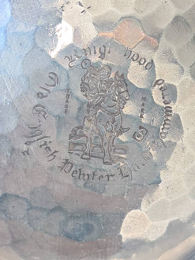 Knighthood Pewter Hand Hammered Teapot