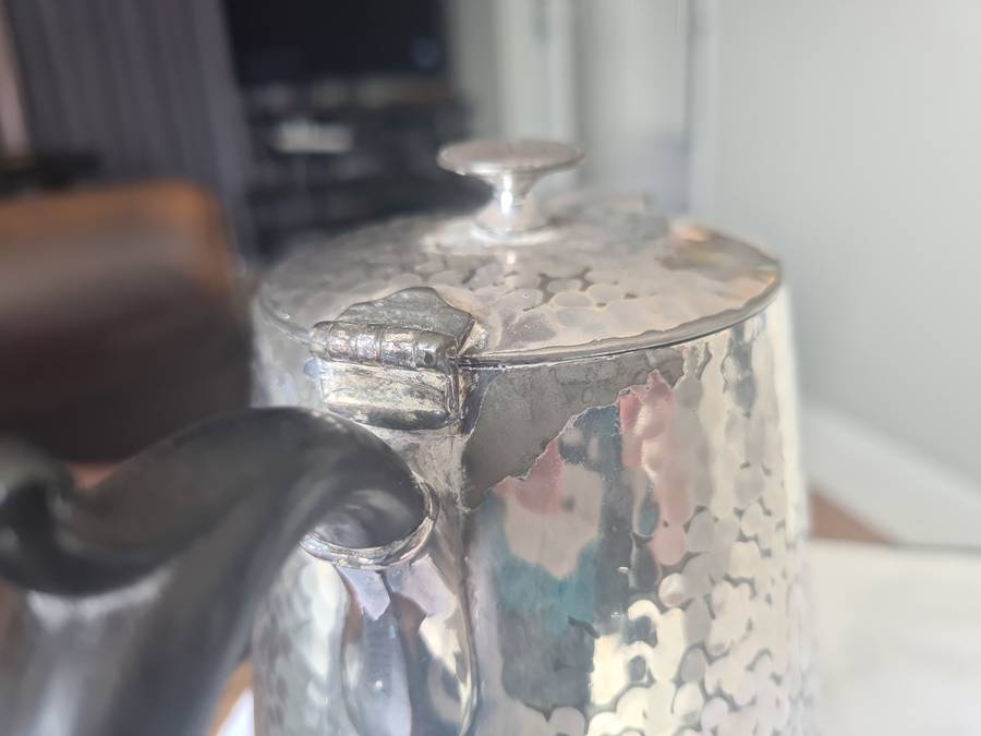Knighthood Pewter Hand Hammered Teapot