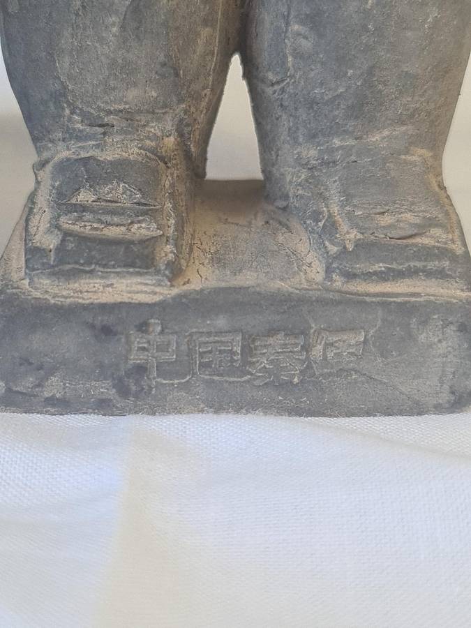 Chinese Warriors Figurines | 2 China Terracotta Warriors | Xian Soldier Statues