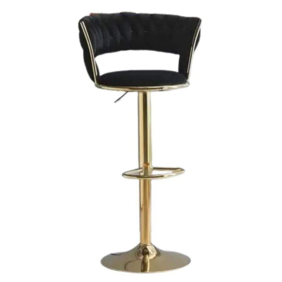 Black Swivel Adjustable Height Stool