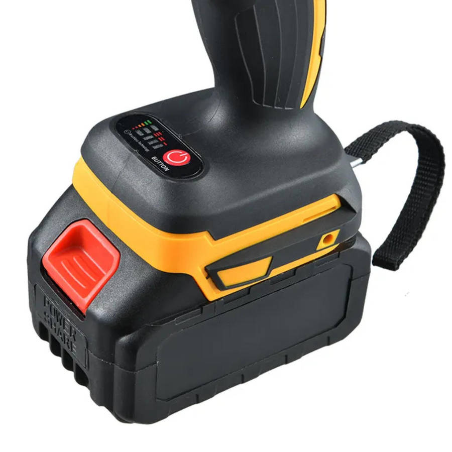 500NM Wireless Impact Wrench, 2 Batteries, Charger, Case & Gloves - 7Pc 21V