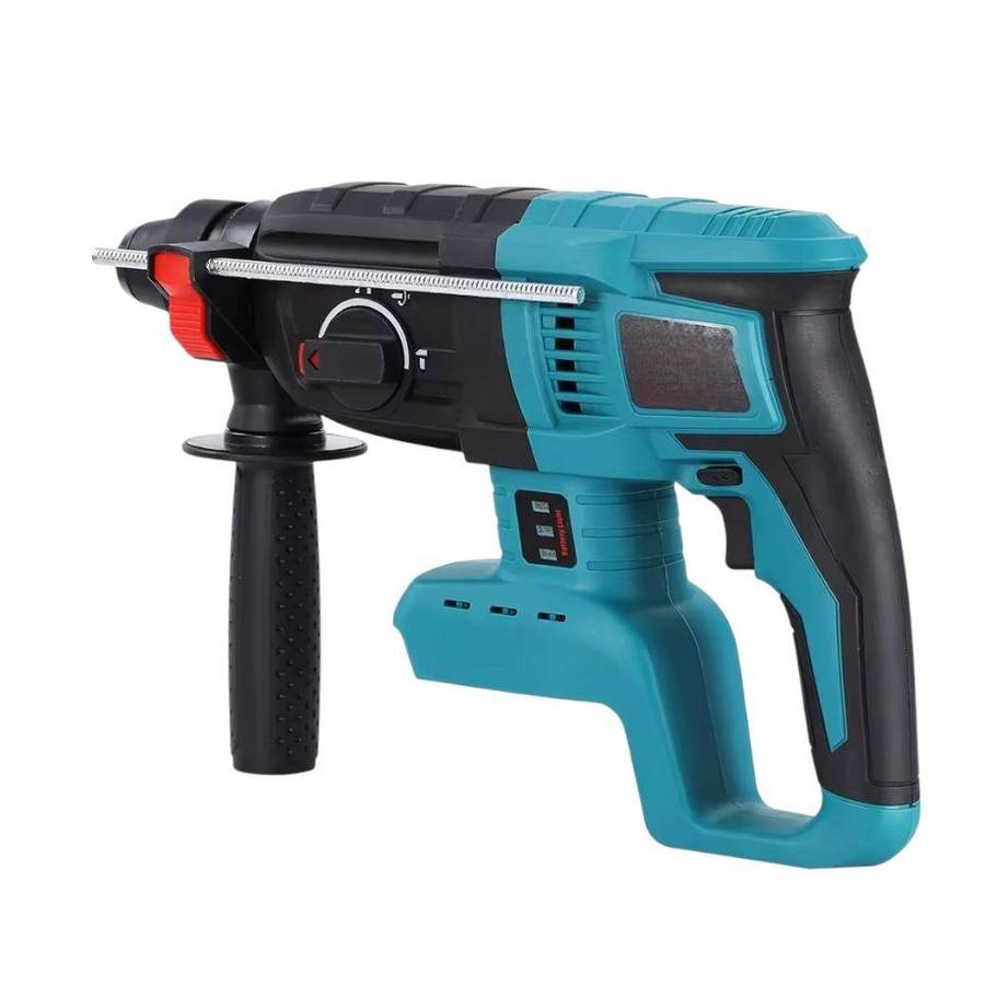 Wireless Handheld Electric Hammer Drill, 2 Lithium Battery Packs & Gloves