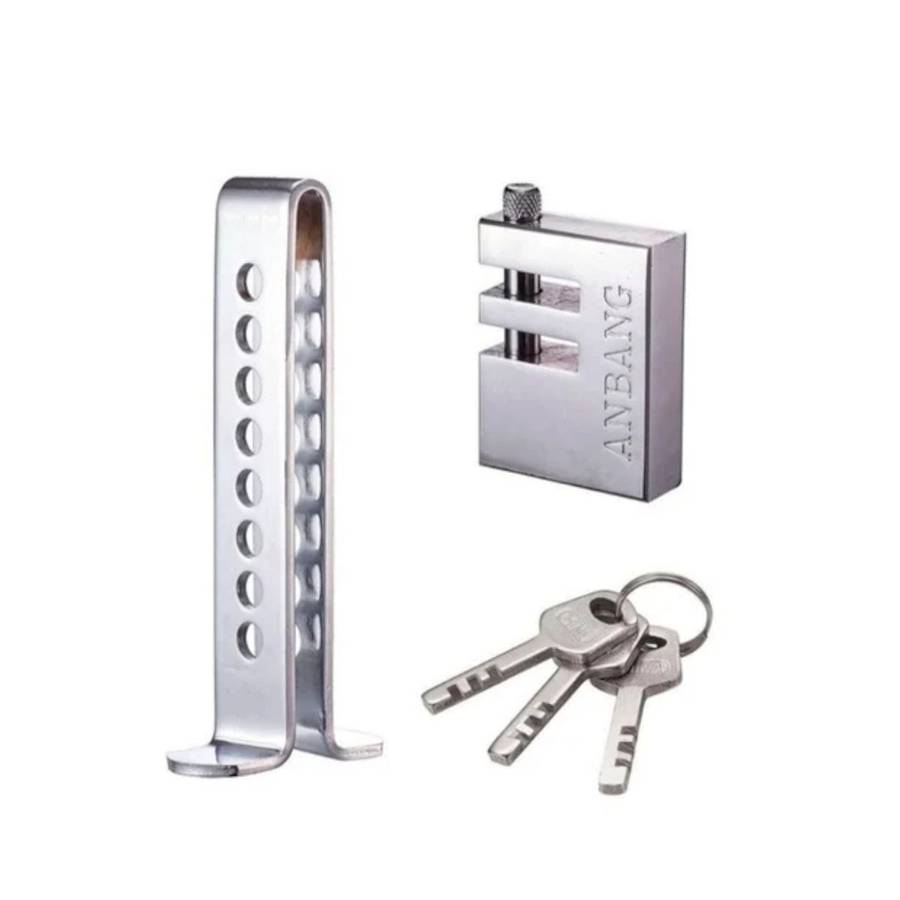 Anti-Theft Stainless Steel Car Brake/Clutch Pedal Lock